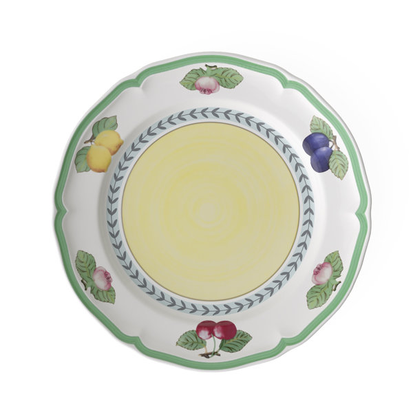 Villeroy & Boch French Garden Speiseteller (26 Cm) – Premium Porzellan, Sommerliches Obstgarten-Design, Made In Germany